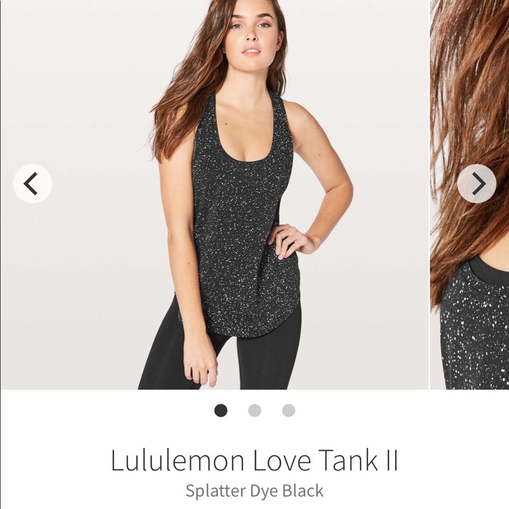 Lululemon Love Tank (Splatter)